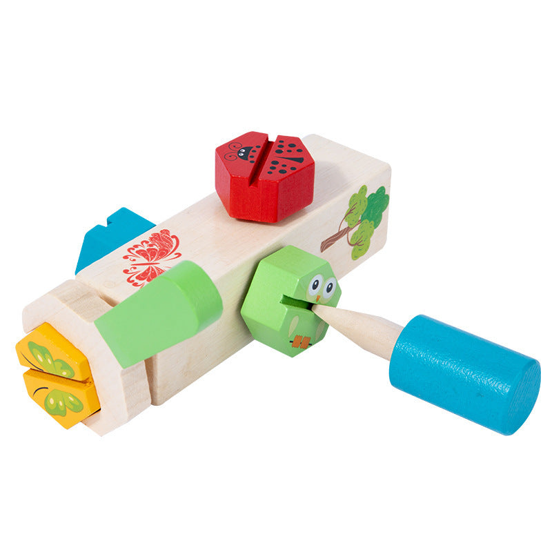 Wooden Screw Block Toy for Kids | Fine Motor & Logical Thinking DIY Activity | Age 3+