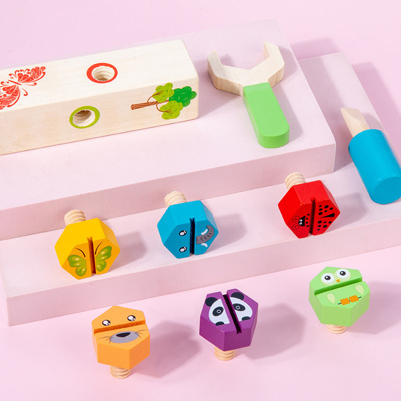 Wooden Screw Block Toy for Kids | Fine Motor & Logical Thinking DIY Activity | Age 3+