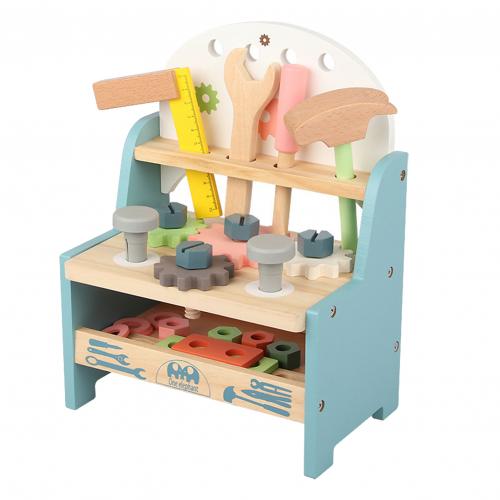 Wooden Kids Tool Bench | Mini Workshop Toy with Tools for Toddlers