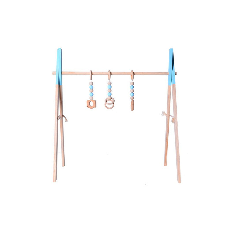 Scandi Wooden Baby Activity Gym | Montessori Hanging Toys for Sensory Play | Newborn to 6 Months